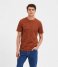 Selected Homme  Norman Stripe Short Sleeve O Neck Tee Bombay Brown